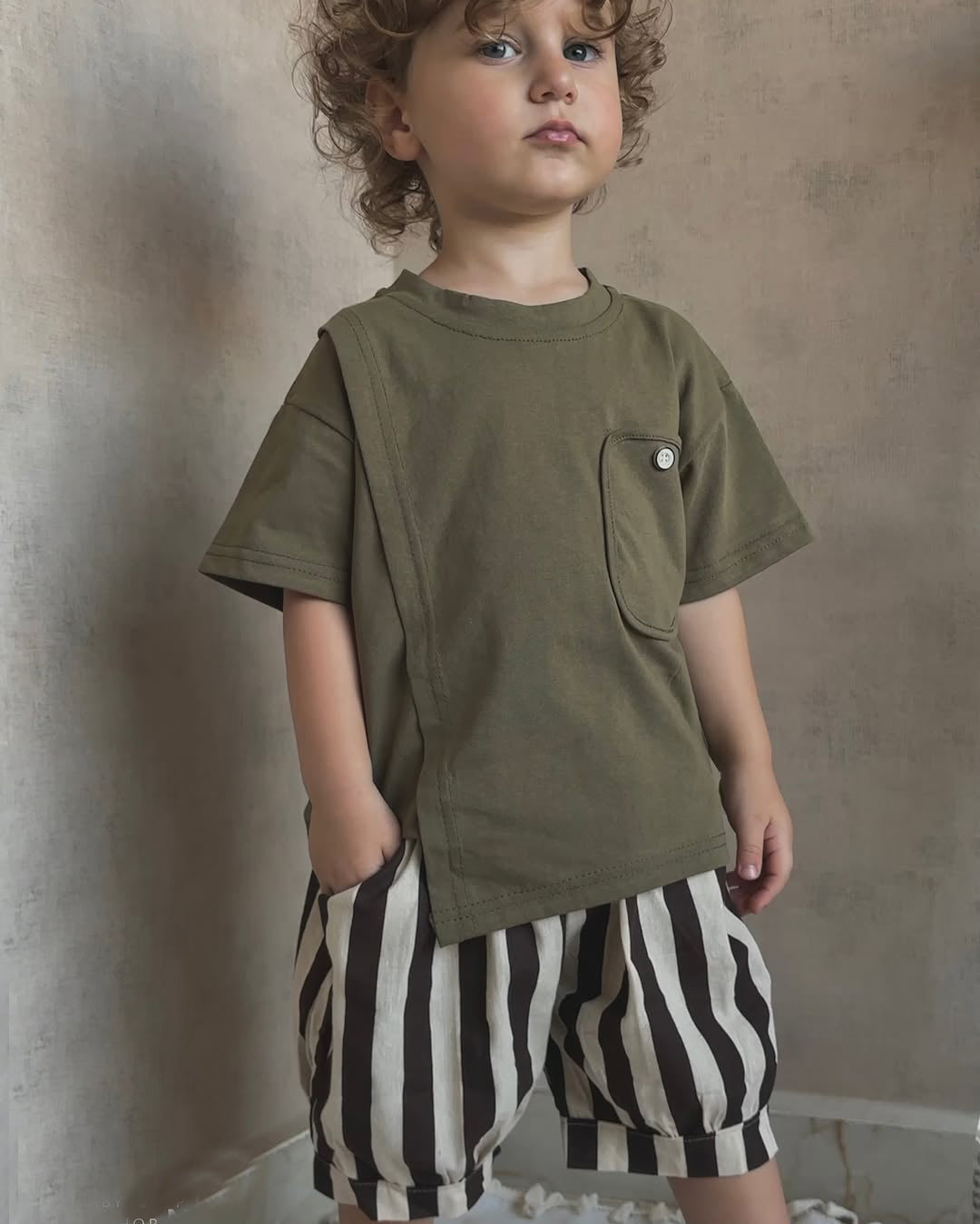 Casual Striped Short & Tees