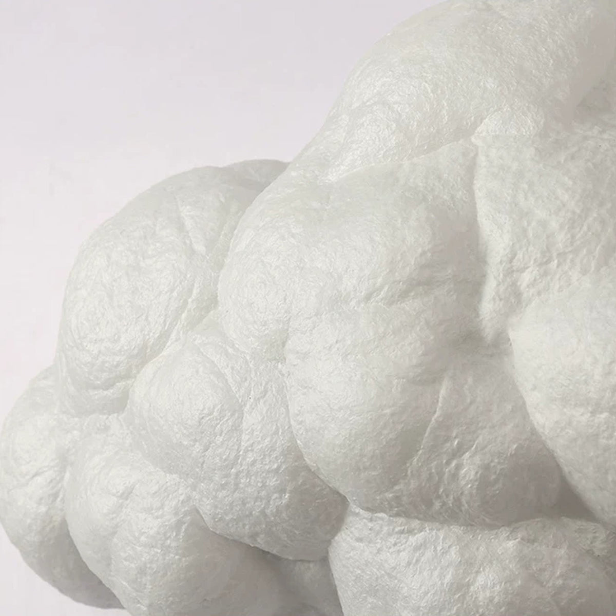 Close-up of the hand-shaped cloud texture