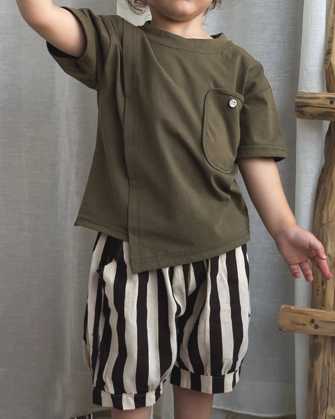 Casual Striped Short & Tees