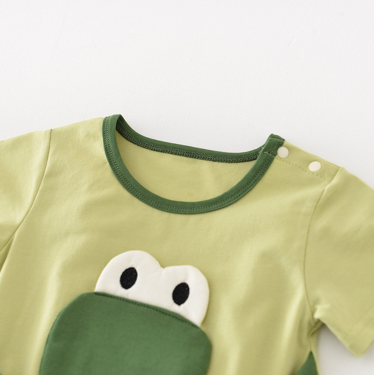 Cartoon Dinosaur Full Moon Jumpsuit For Infants And Young Children Going Out