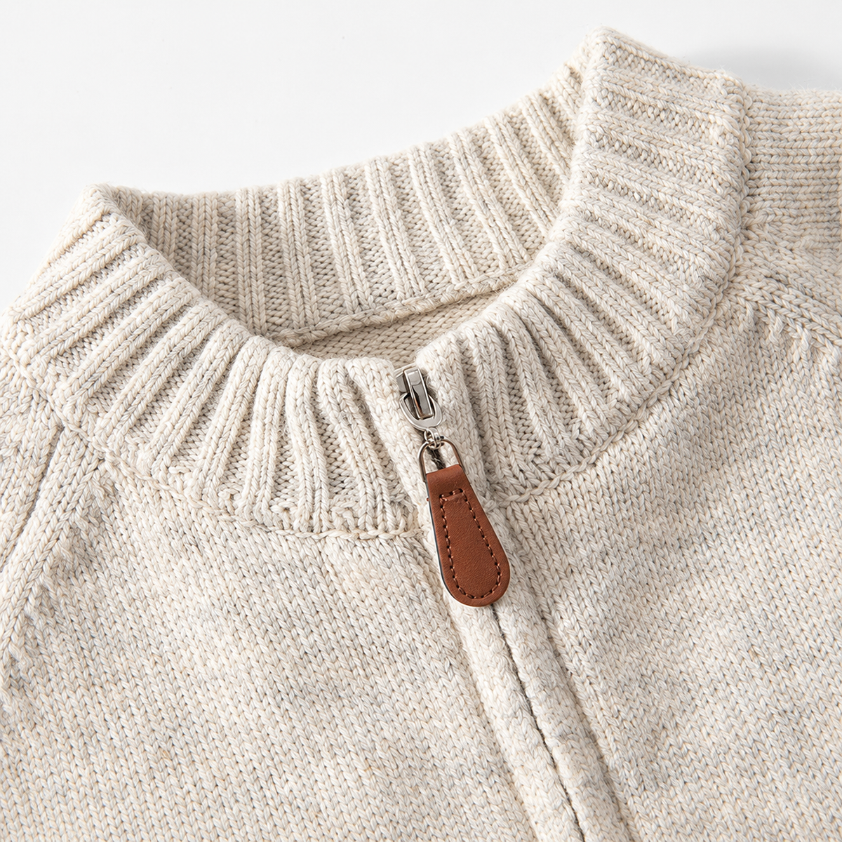 Bunny Meadow Zip Cardigan – Toddler Boy Knit Sweater