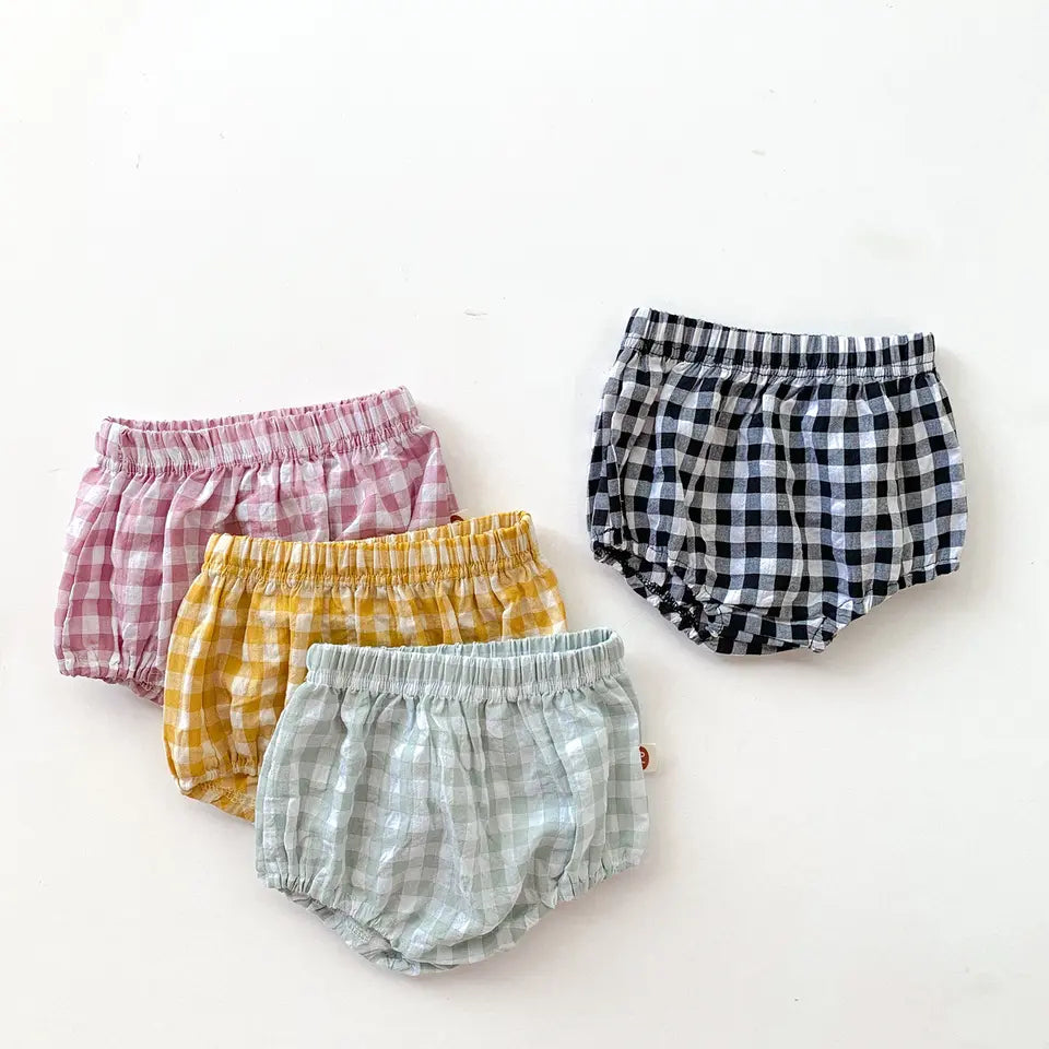 Smiley Face T-shirt and Plaid Shorts