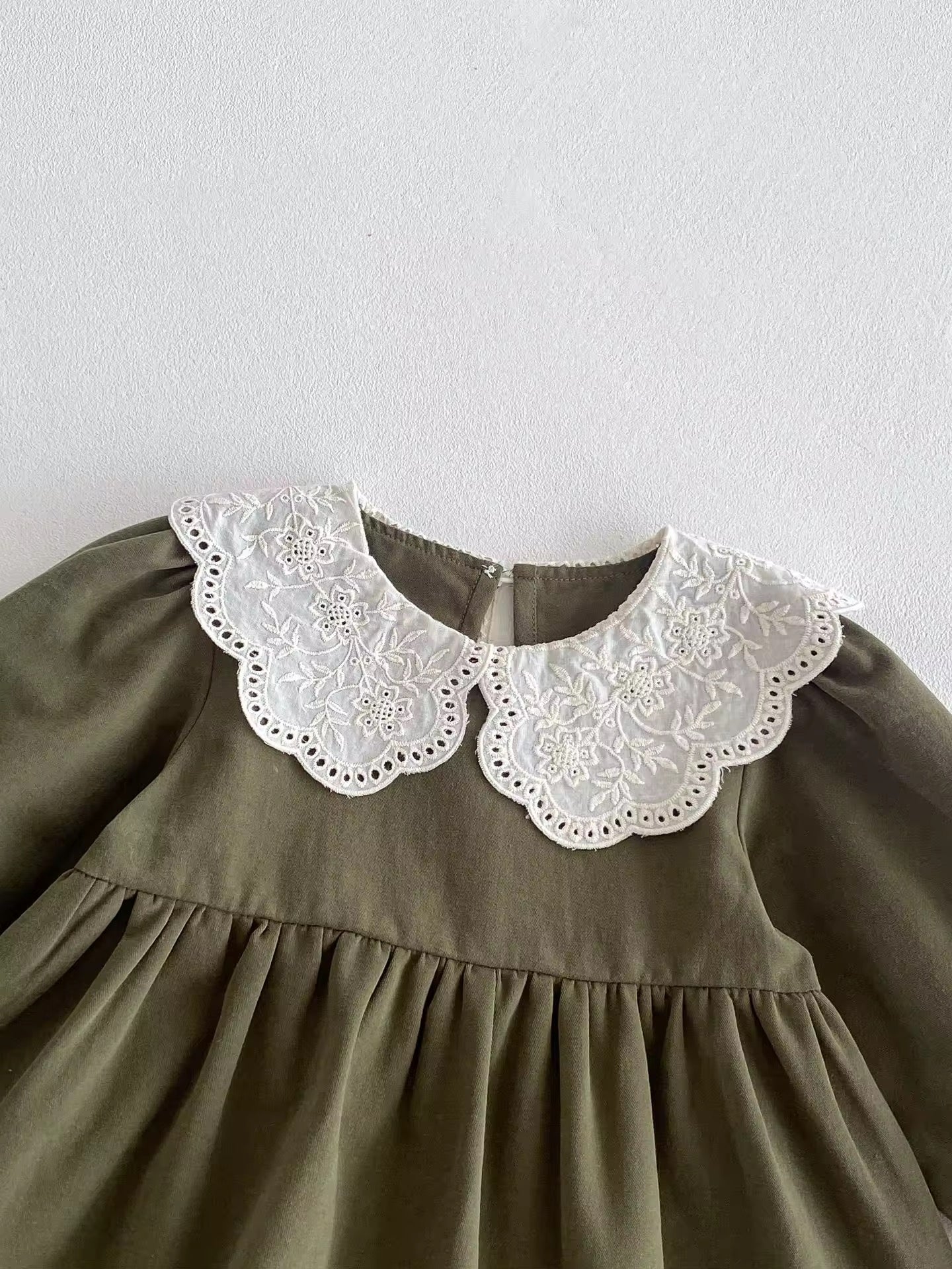 Lace Collar Little Princess Dress