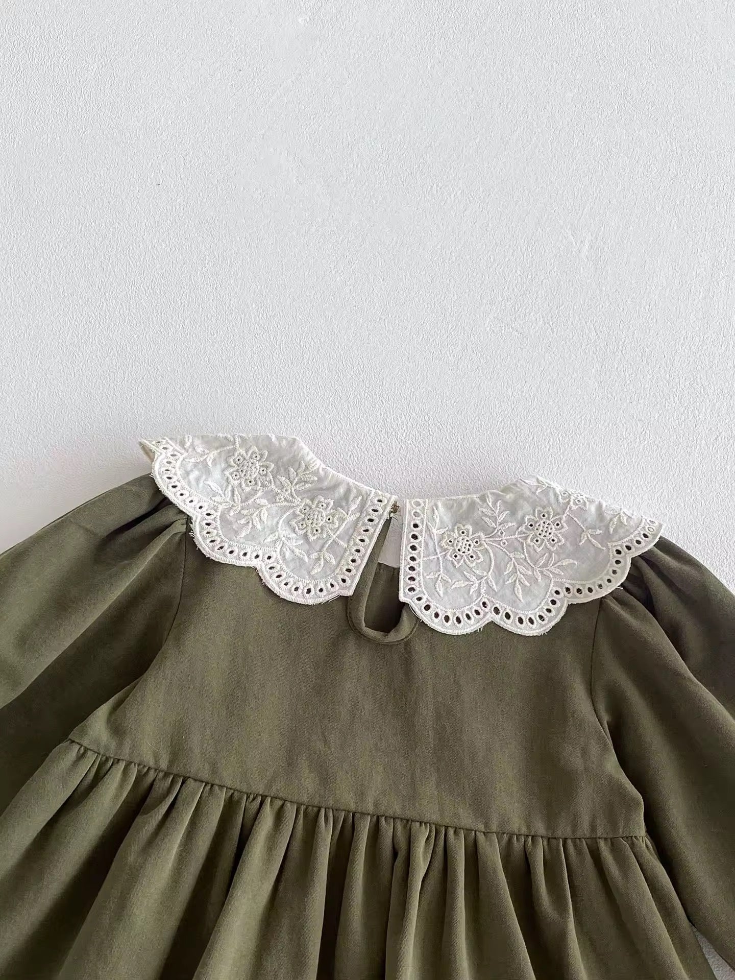 Lace Collar Little Princess Dress