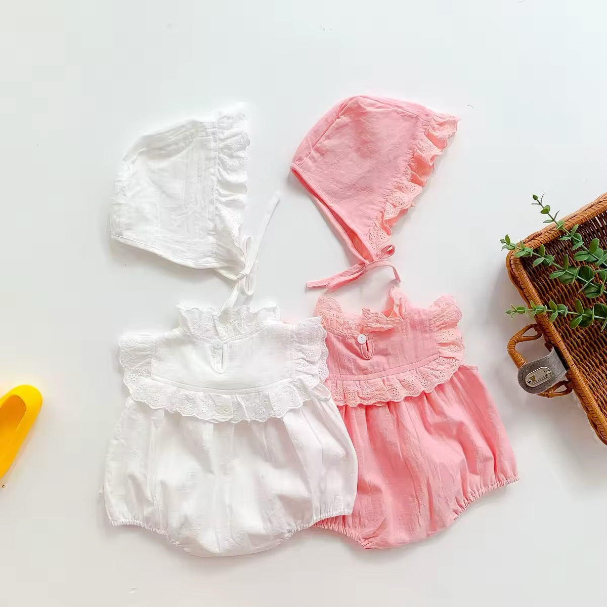 Lace Baby Romper
