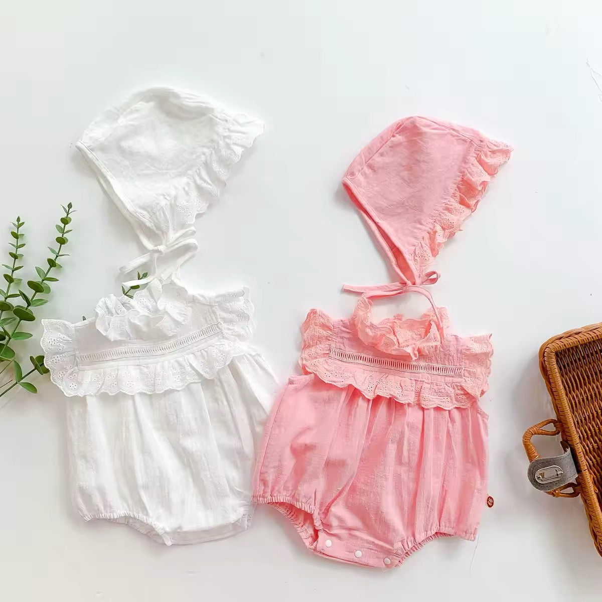 Lace Baby Romper