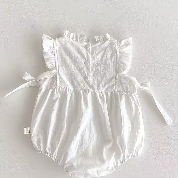 Embroidery Floral Romper