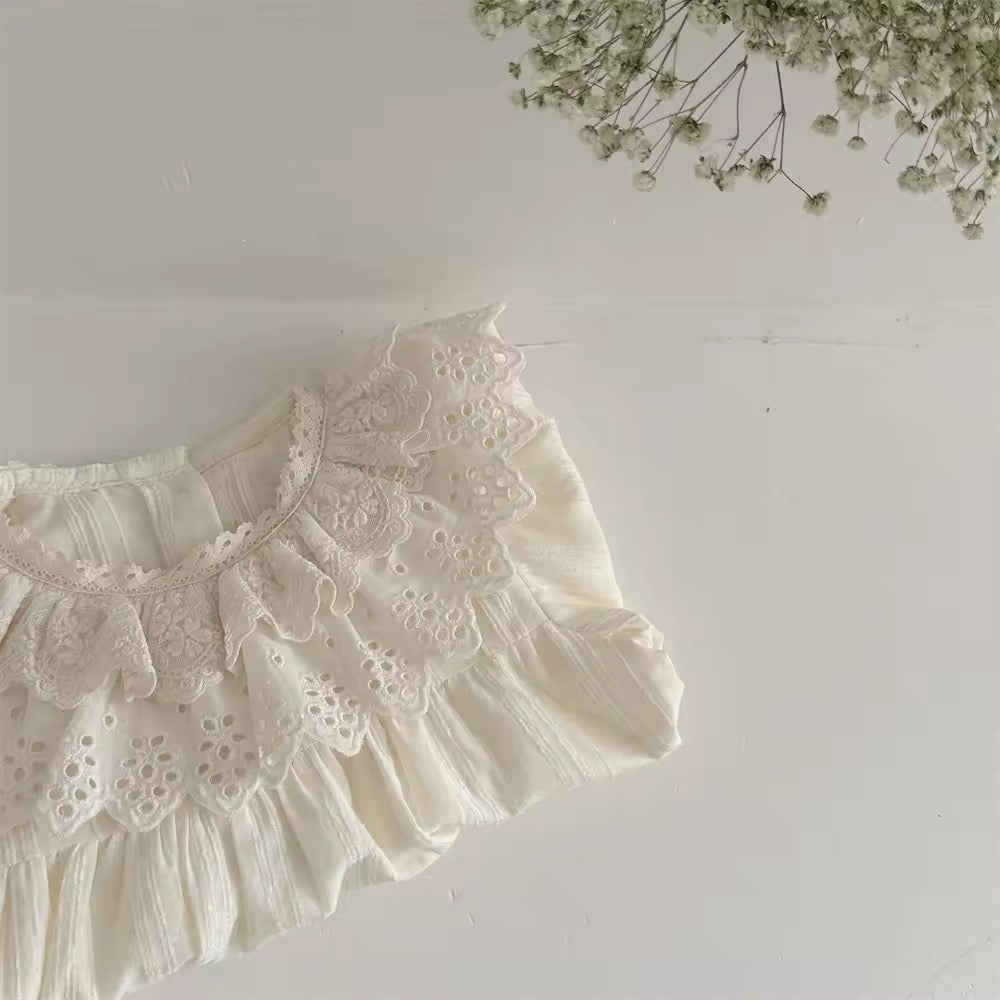 Baby Girl Princess Style Outing Bottoming Shirt