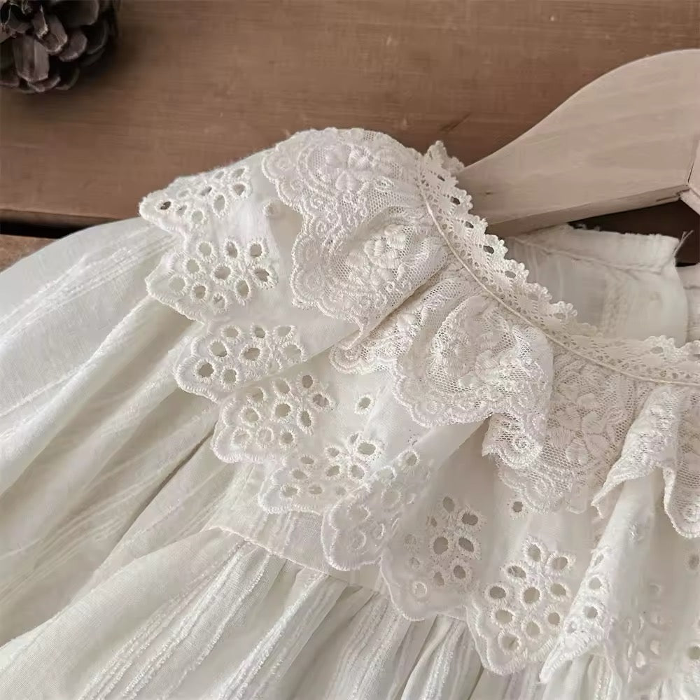 Baby Girl Princess Style Outing Bottoming Shirt