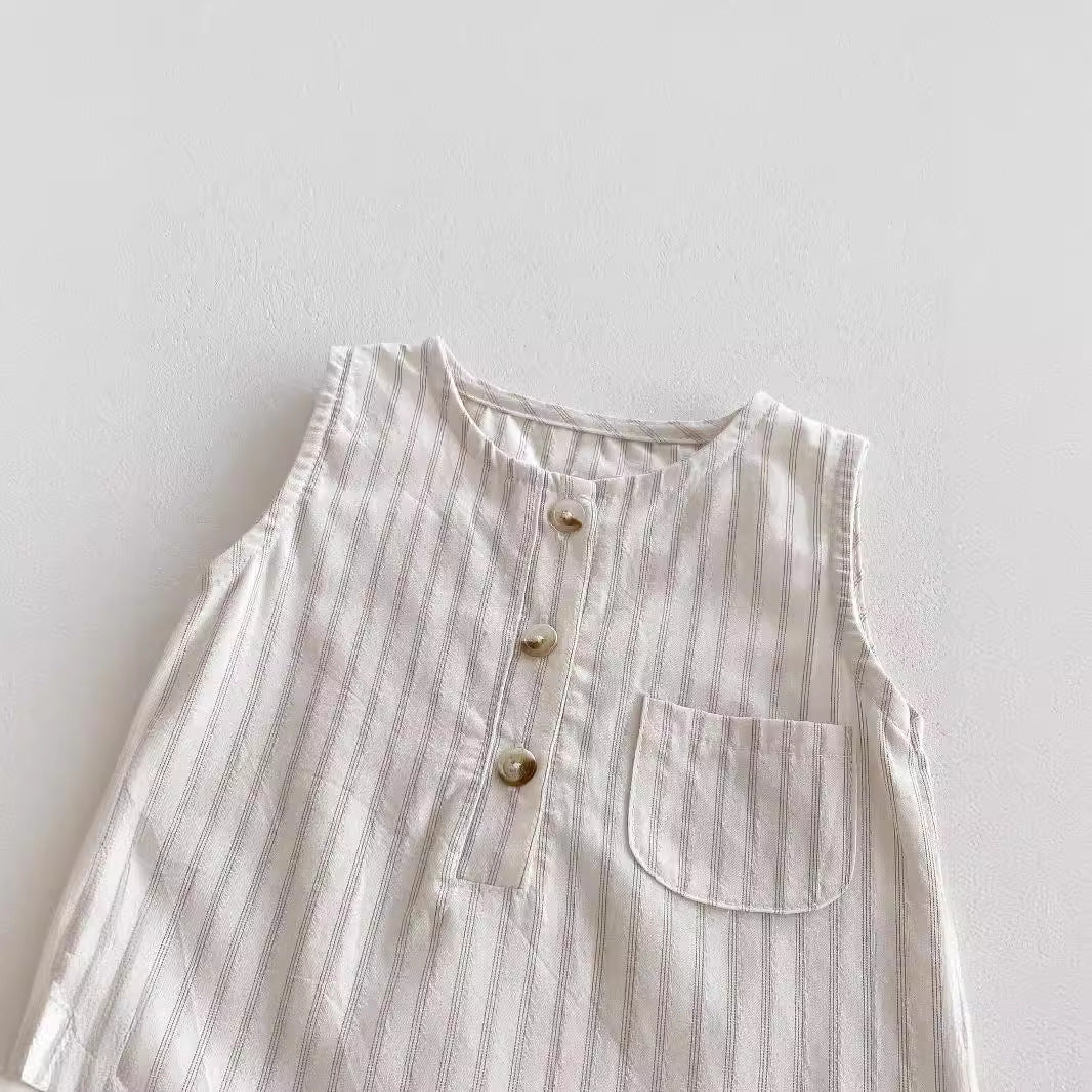 Sleeveless Romper Newborn Summer Children's Vest Romper