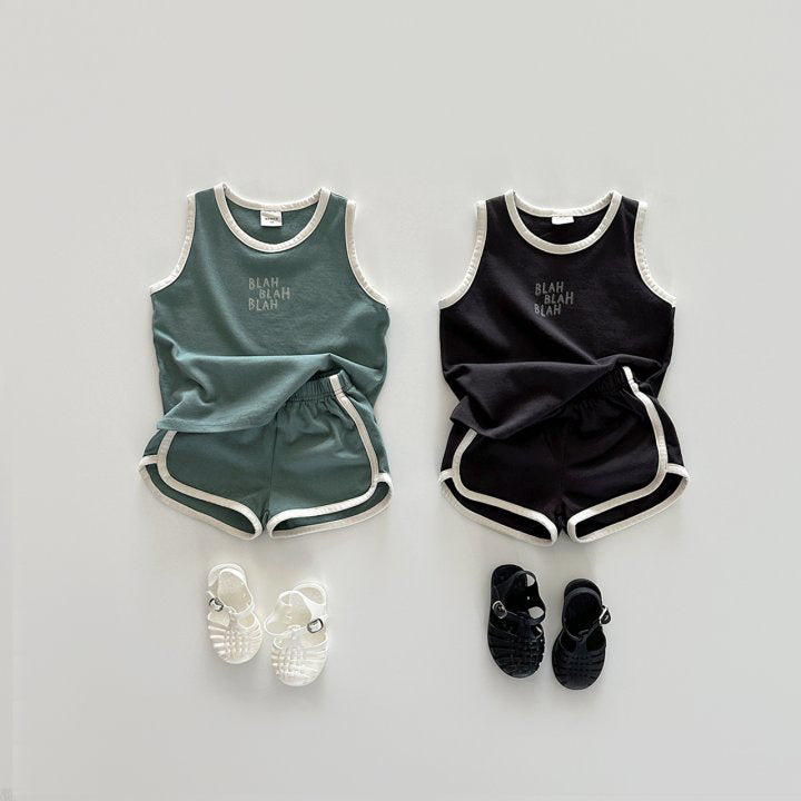 Cotton Sports Vest Shorts Casual Children Suit