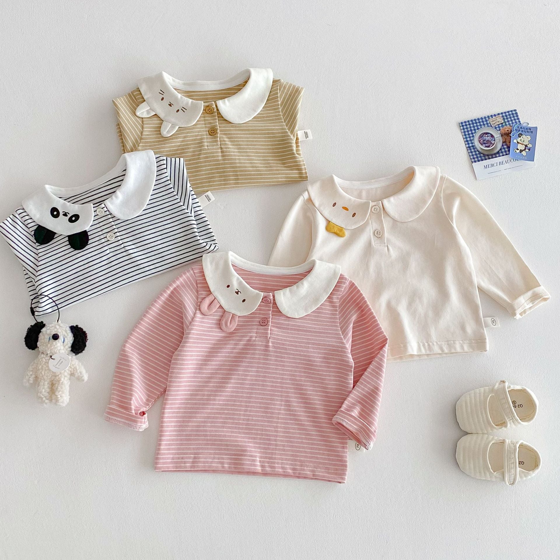 🐾 Animal Charm Collar Top