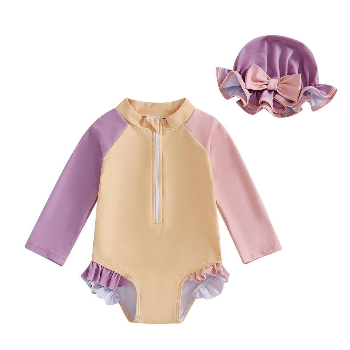 Sunshine Ruffle Swim Set