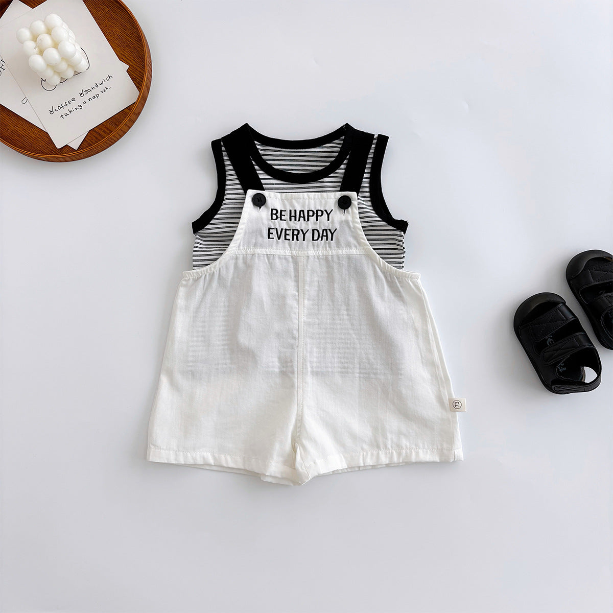 Infant Boys And Girls Fashion Out Two-piece Set