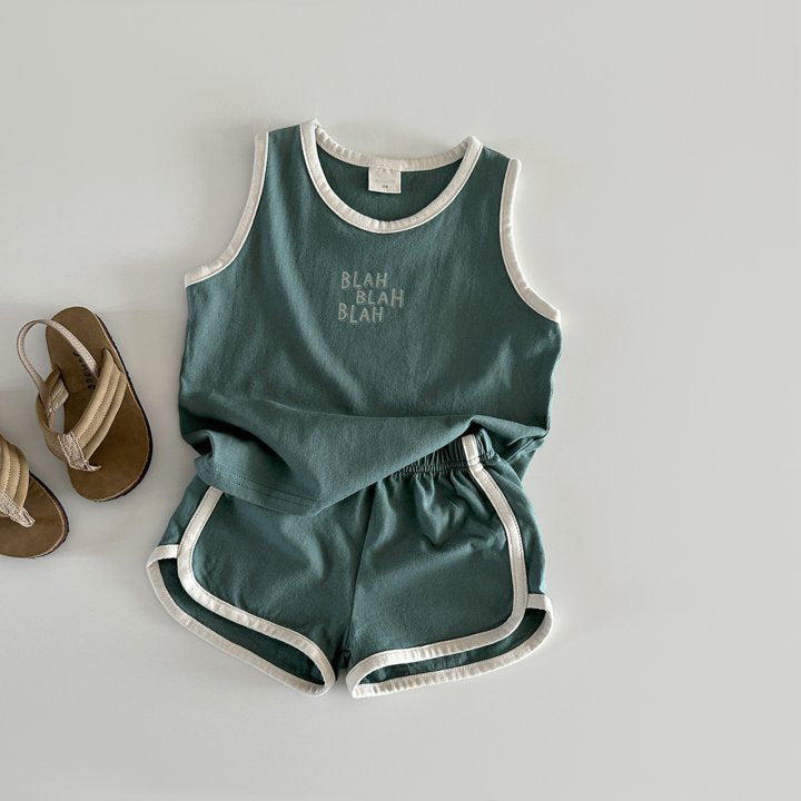 Cotton Sports Vest Shorts Casual Children Suit