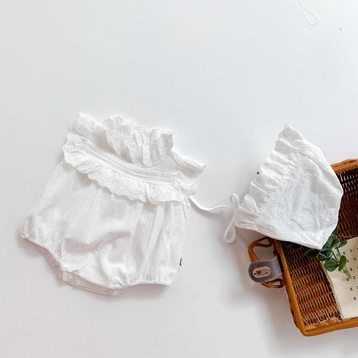 Lace Baby Romper