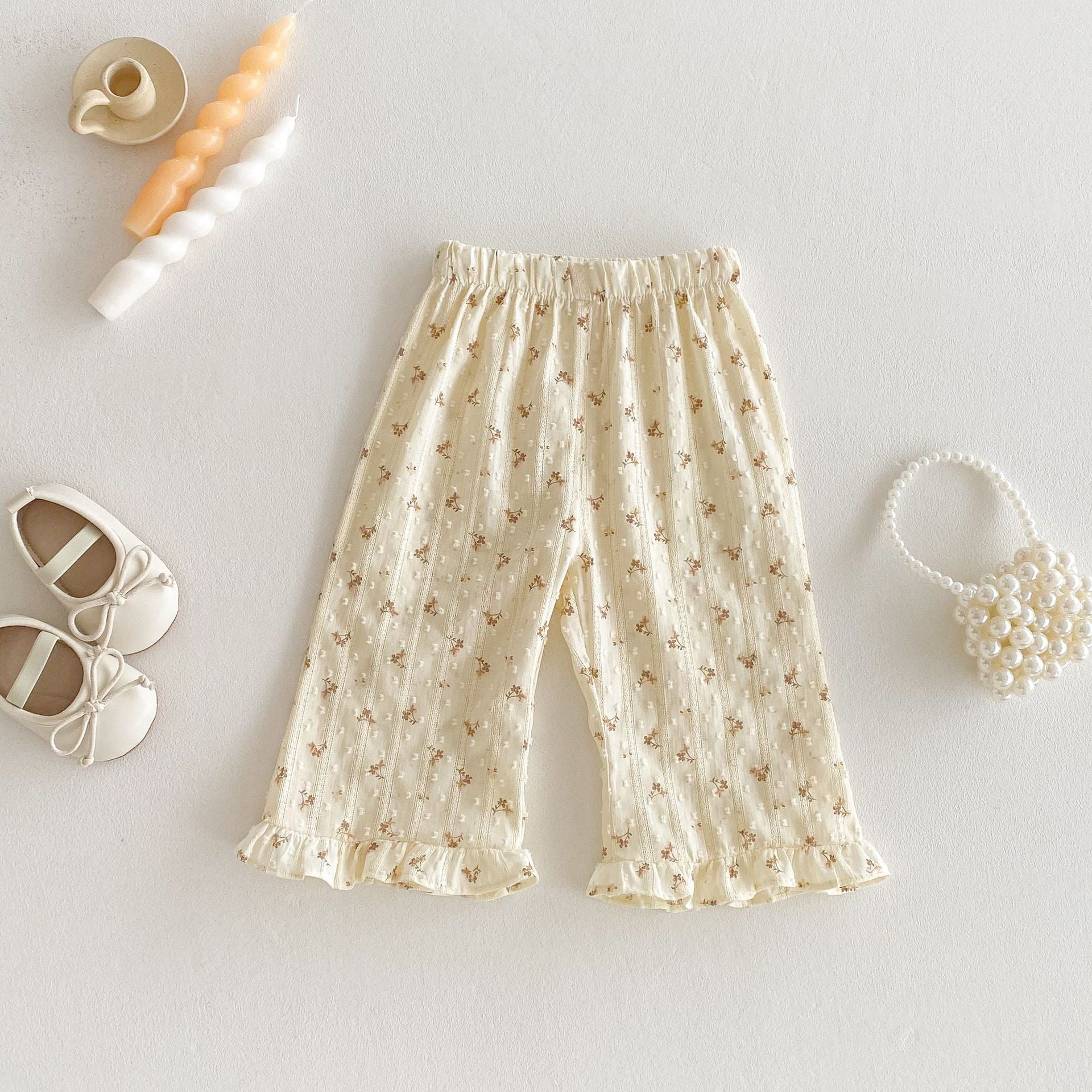 Children's Sleeveless Top Fashionable Casual Pants Two-piece Set