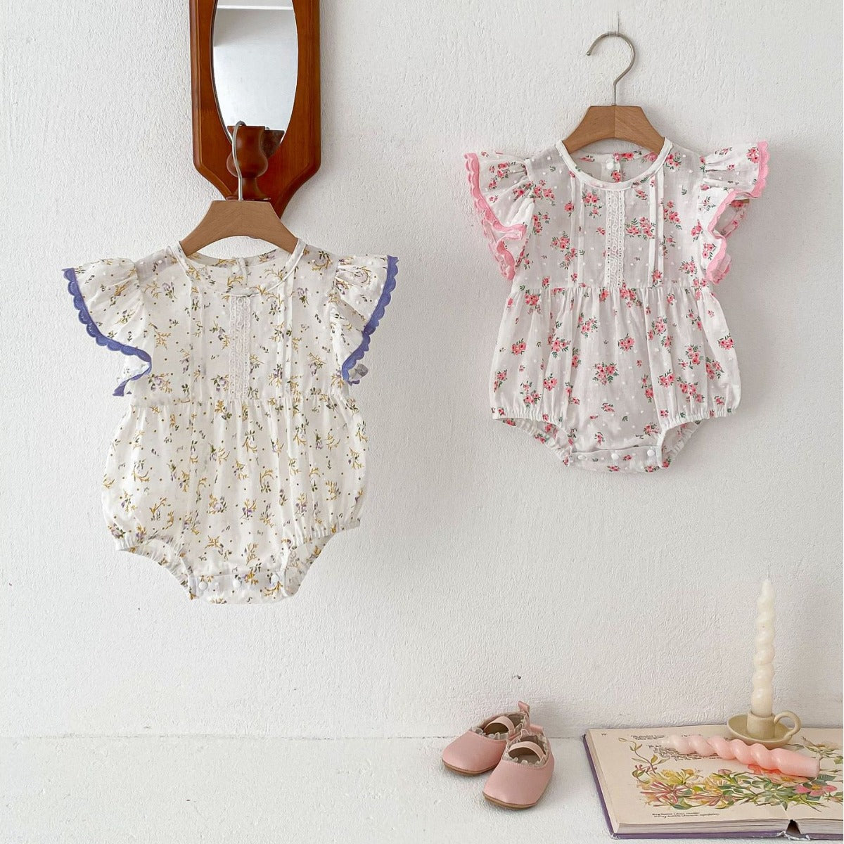 Baby Girl Cotton Rompers