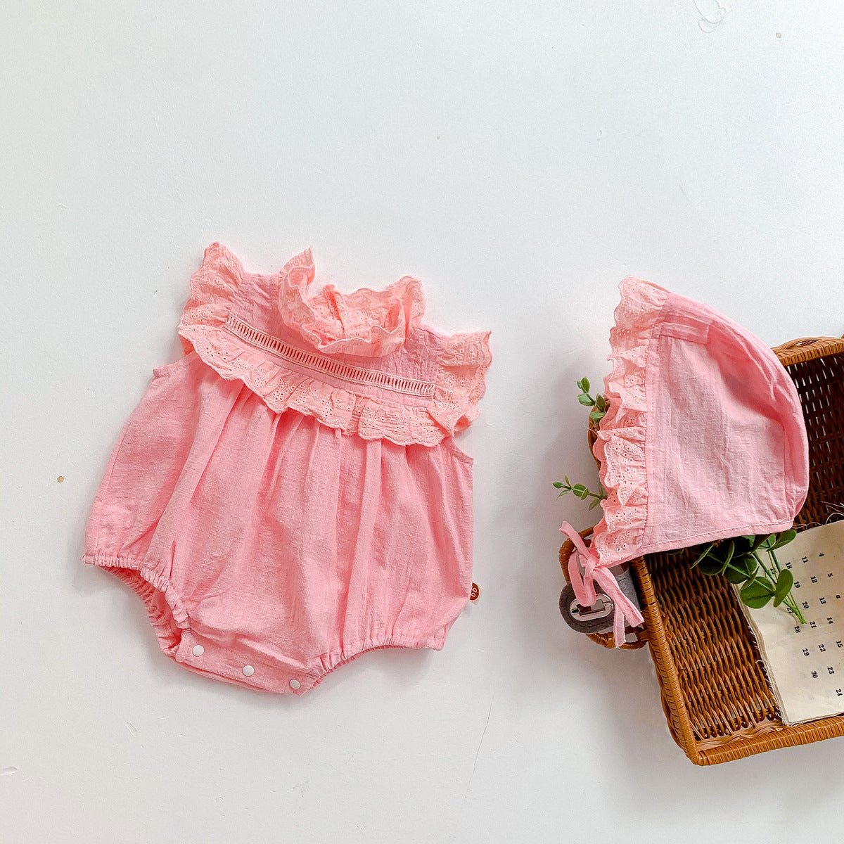 Lace Baby Romper