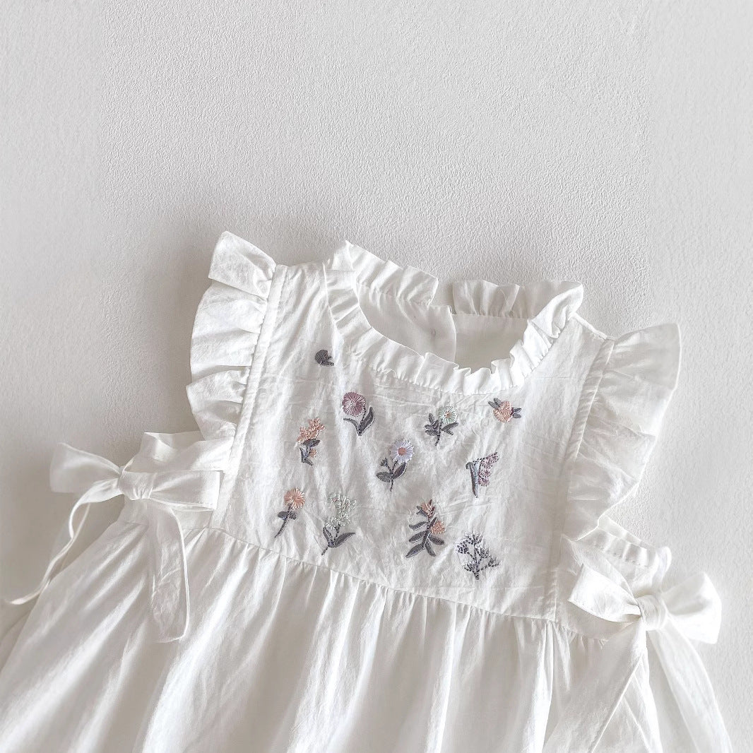 Embroidery Floral Romper