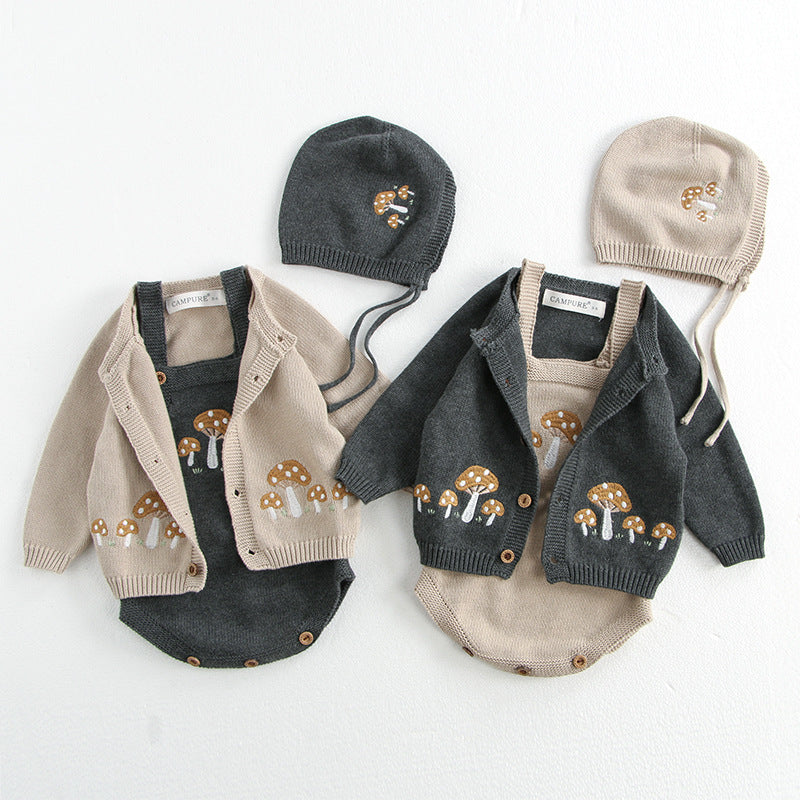 Baby Long-sleeved Sweater & Romper