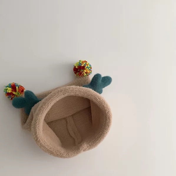 Inside of the knit beanie showing the soft rolled brim