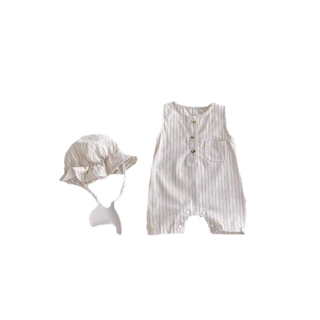 Sleeveless Romper Newborn Summer Children's Vest Romper