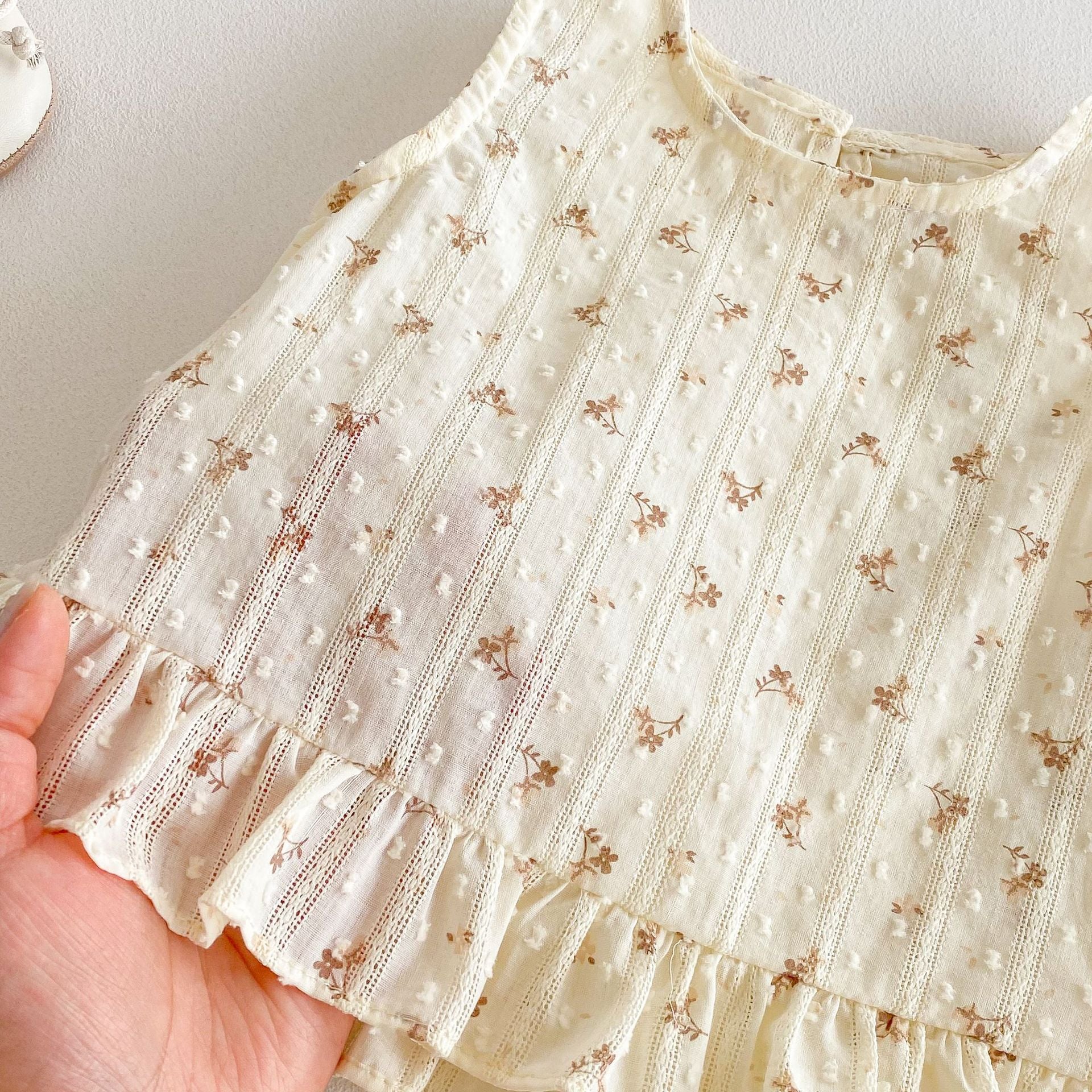 Children's Sleeveless Top Fashionable Casual Pants Two-piece Set