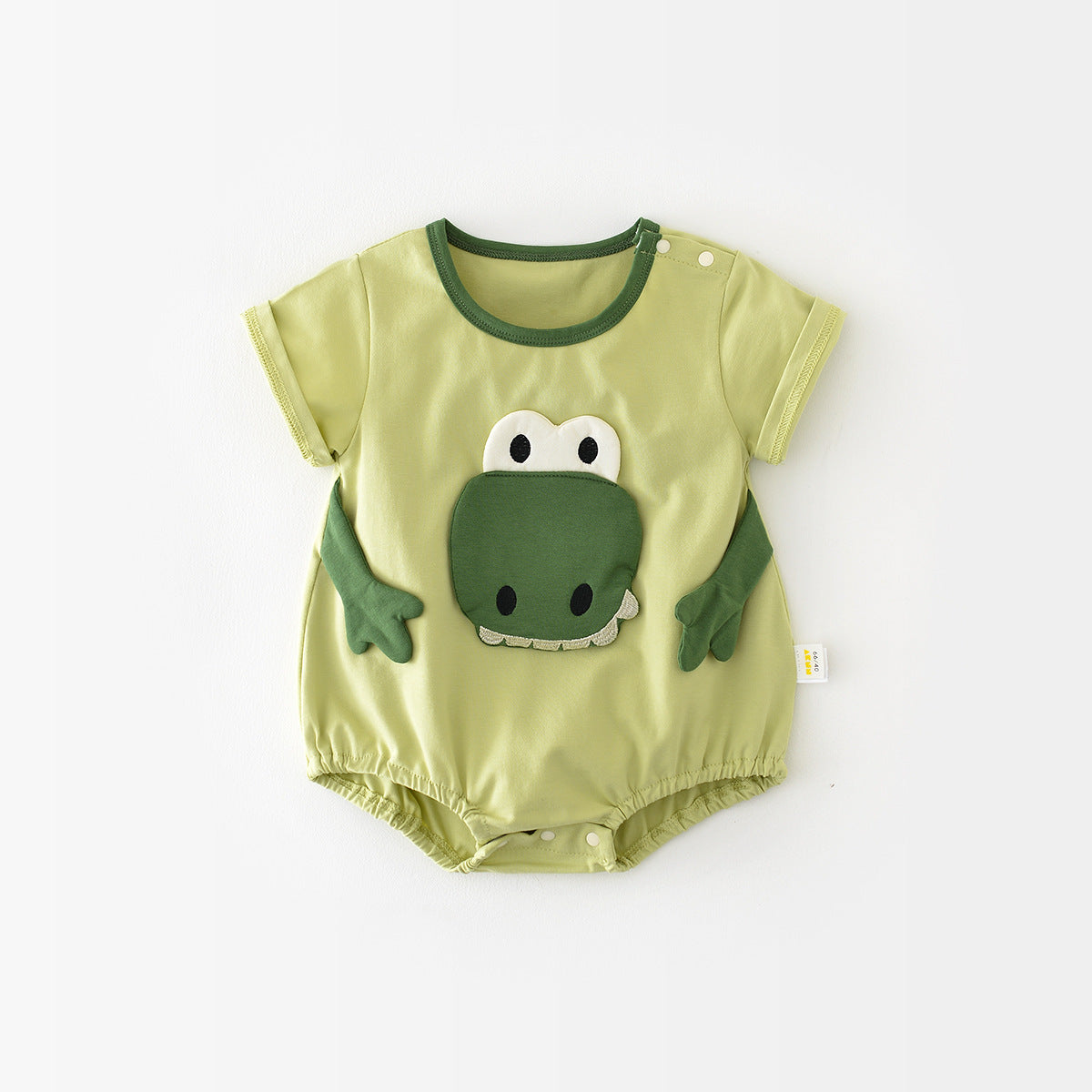 Cartoon Dinosaur Full Moon Jumpsuit For Infants And Young Children Going Out