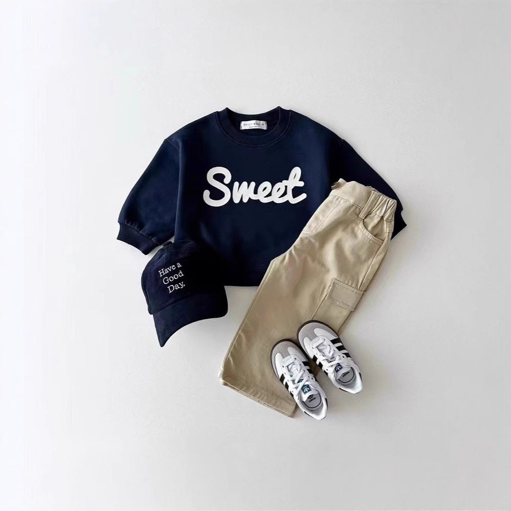 Letter Pattern Sweater