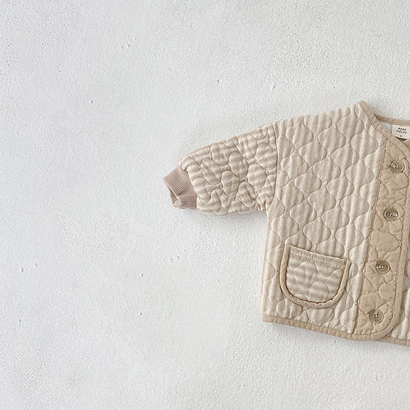 Vintage Wave Pattern Coat