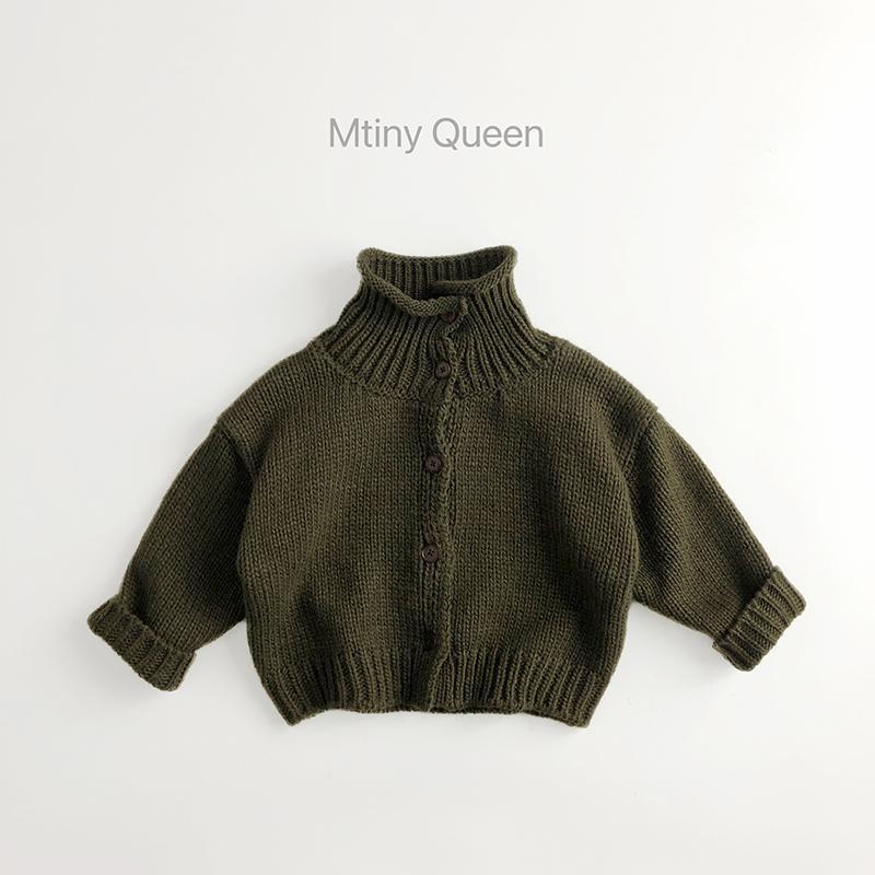Knitted Stand Collar Sweater