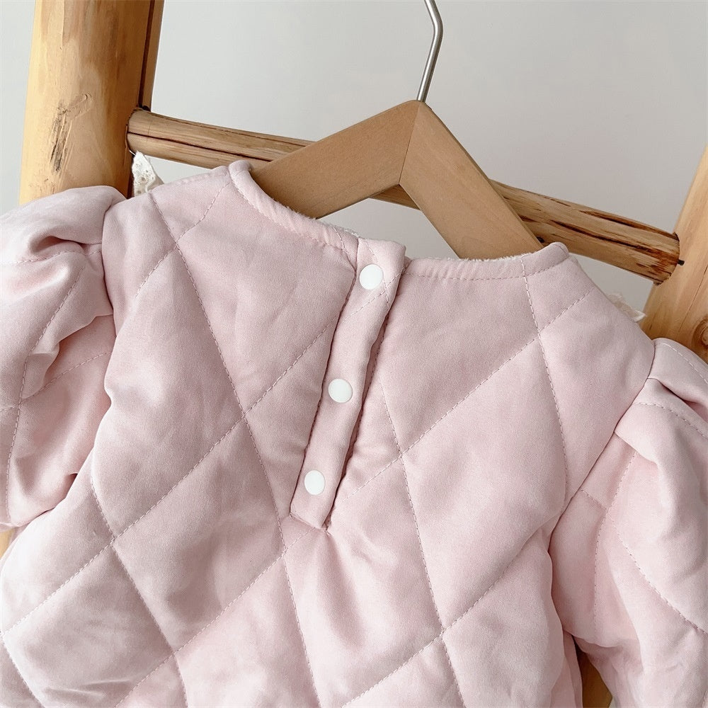 Fleece-lined Padded Warm Romper