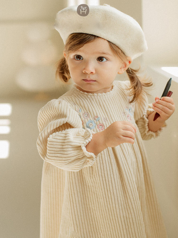 Embroidered Little Princess Dress