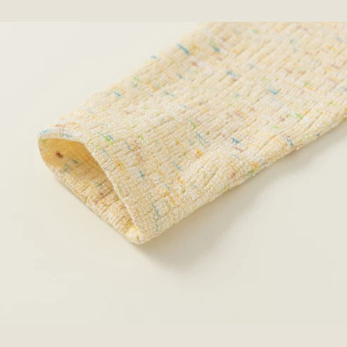 Close-up of the relaxed sleeve cuff