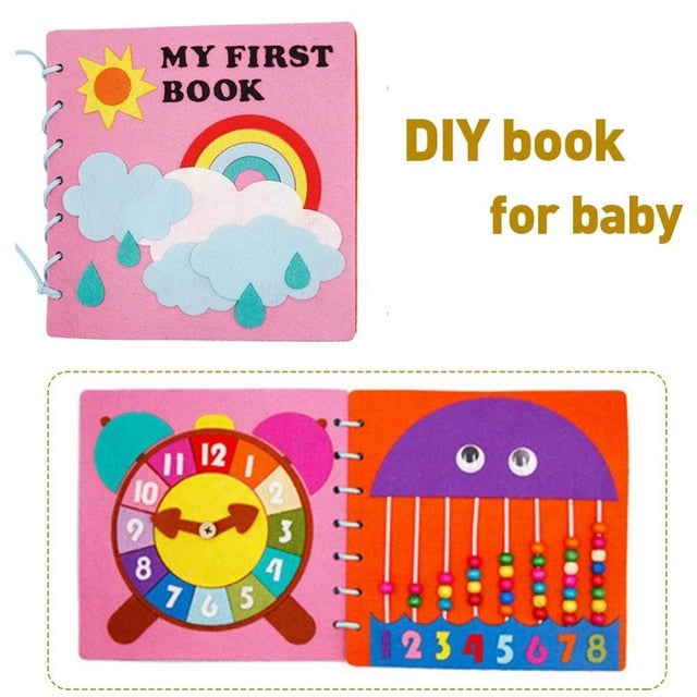 Educational Cloth Book Handmade DIY
