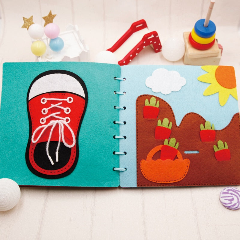 Educational Cloth Book Handmade DIY