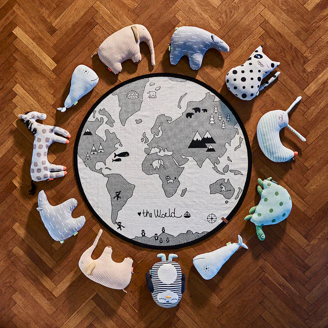 World Map Rug