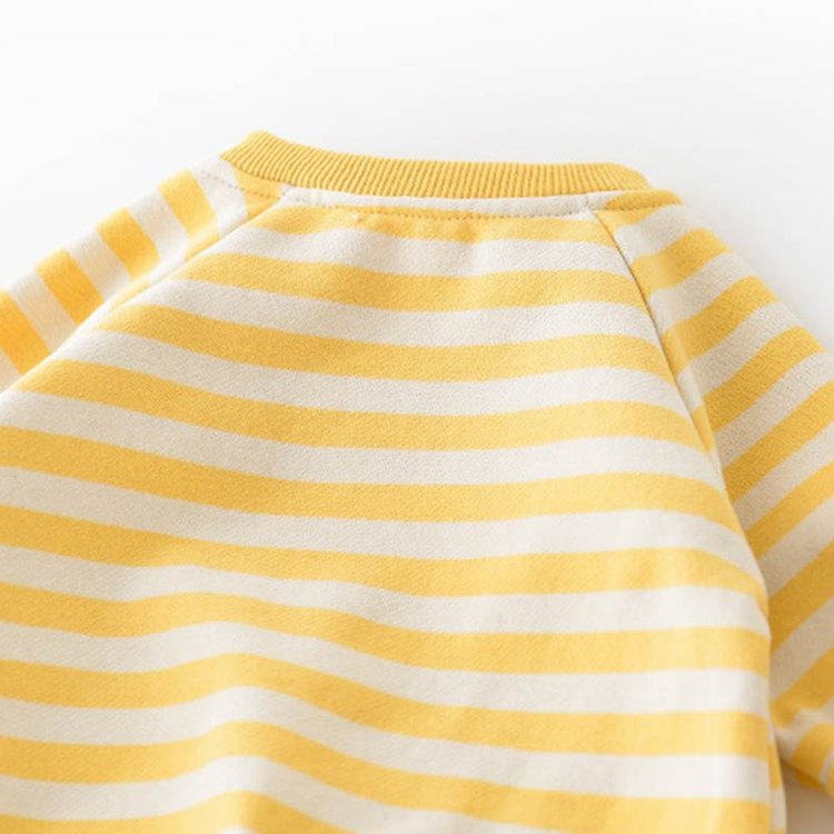 HAPPY SMILE Banana Dot/Striped Romper