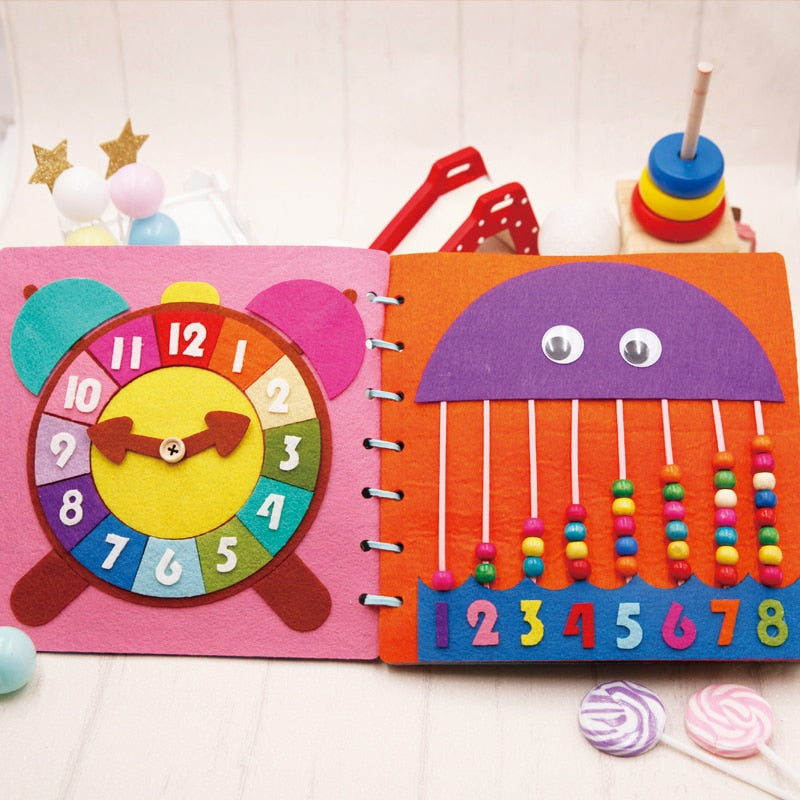 Educational Cloth Book Handmade DIY