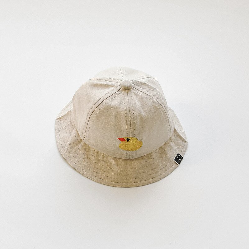 Lovely Duck Embroidered Bucket Hat