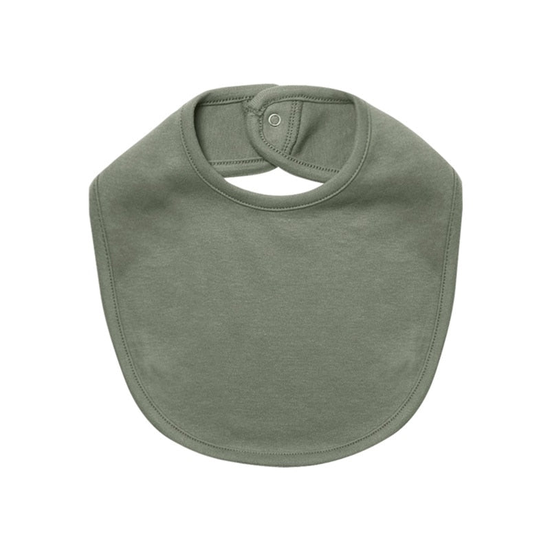 Double Layers Cotton Cartoon Printed Bibs