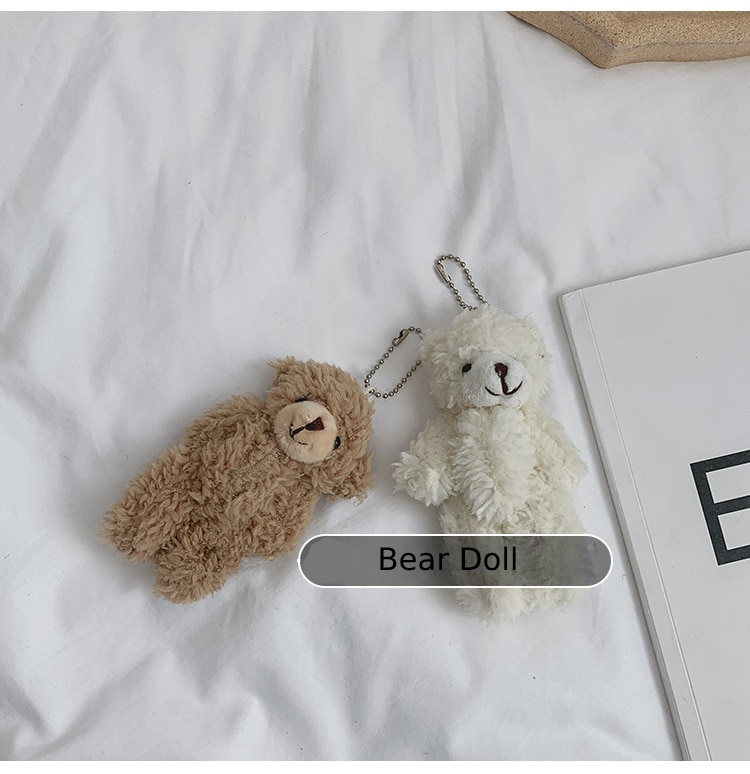 Fleece Bear/Rabbit Backpack With Bear Doll