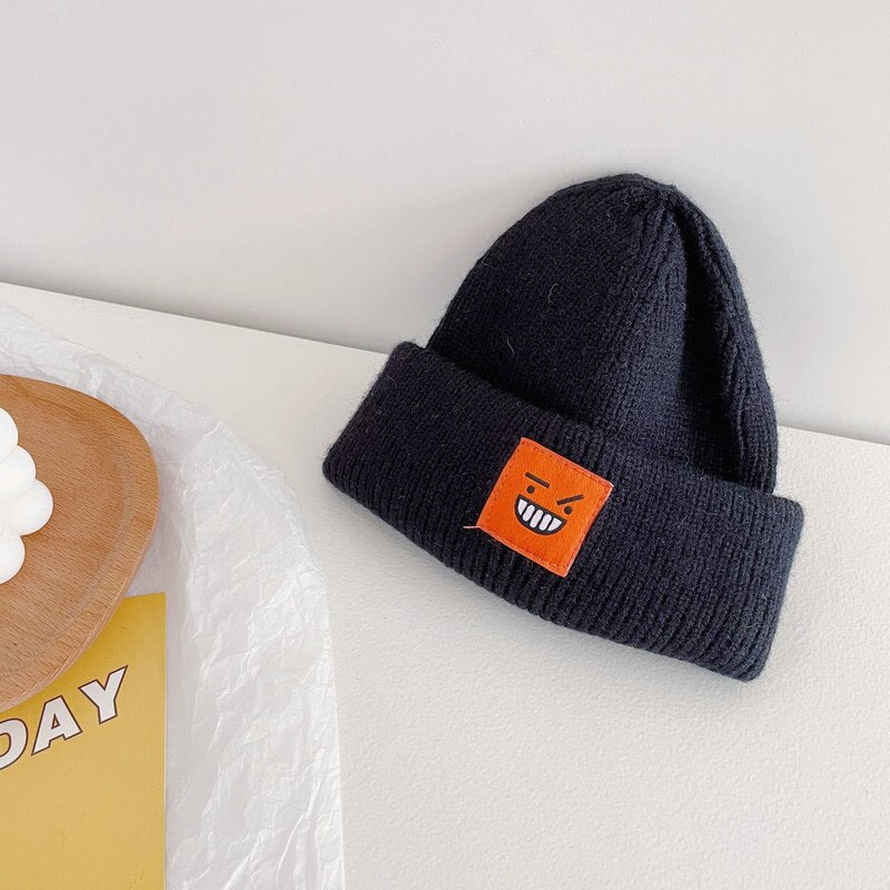 Lovely Expression Knitted Beanies