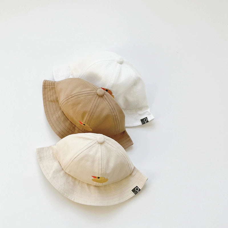 Lovely Duck Embroidered Bucket Hat
