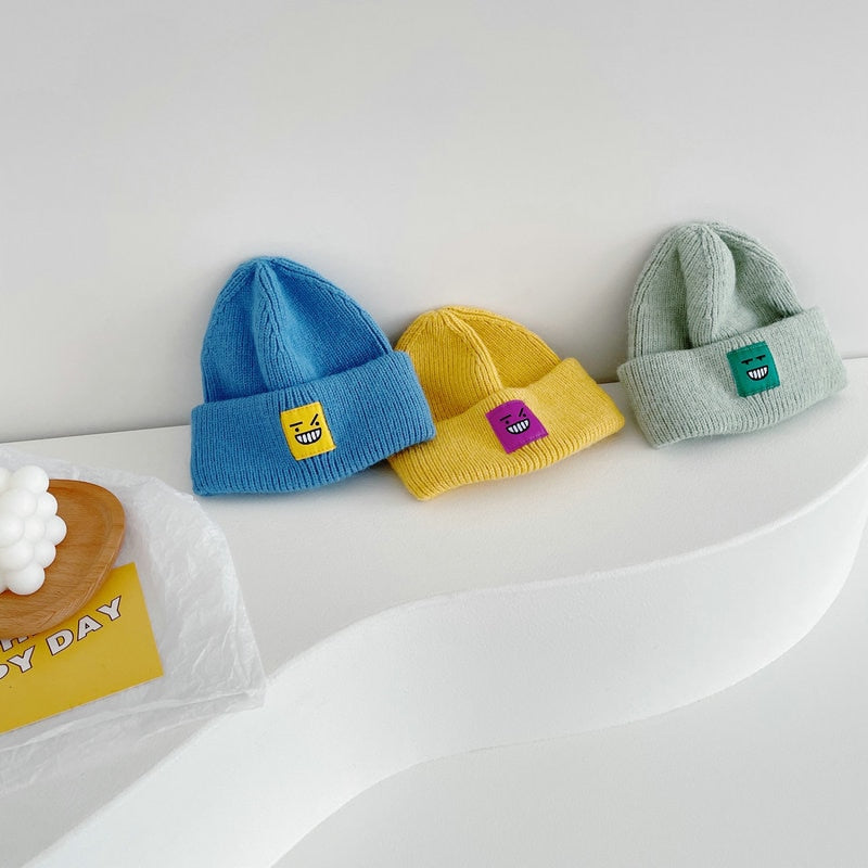 Lovely Expression Knitted Beanies