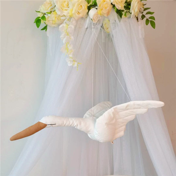 Wall Hanging Swan Stuffed Doll