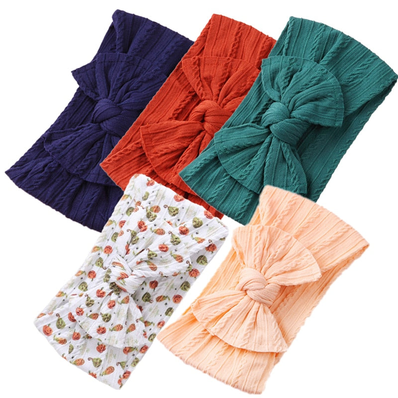 5Pcs/Lot Bowknot Elastic HeadBands