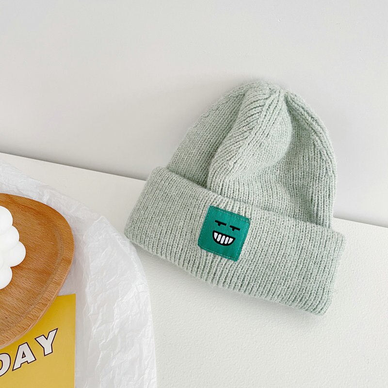 Lovely Expression Knitted Beanies
