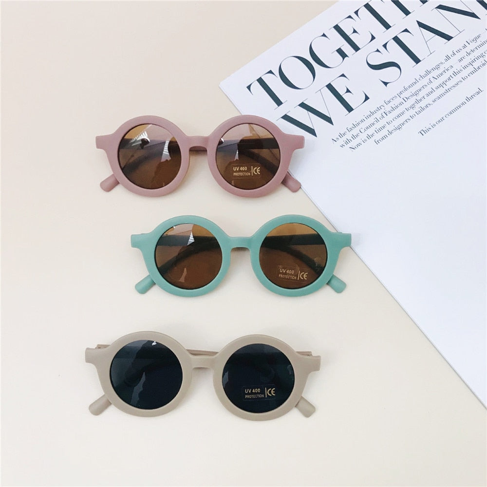 Retro Round-Shaped Sunglasses